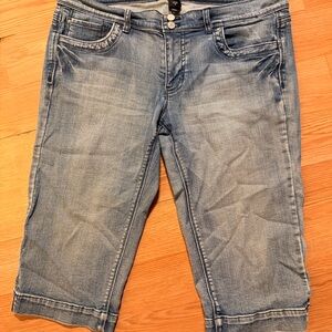 White House Black Market Women’s Bermuda Jean Shorts